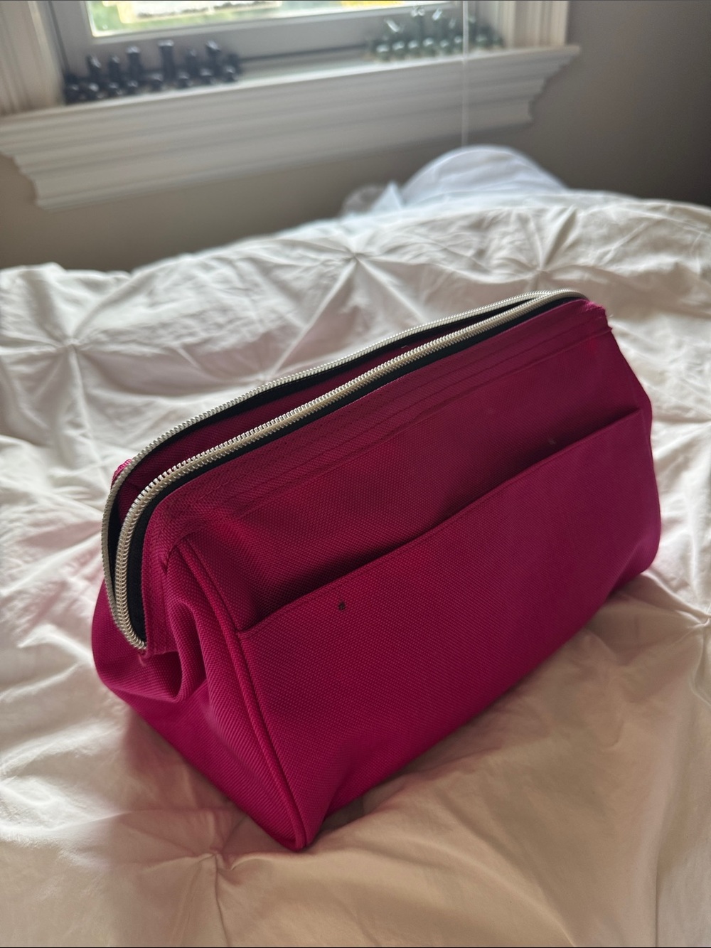 IKEA Magenta Travel Cosmetic Pouch - Women Bags